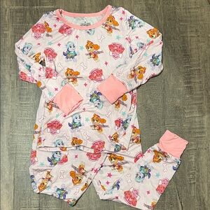 Paw Patrol Bamboo Pink Pajama Set for Kids